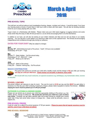 thumbnail of Newsletter March & April 2018